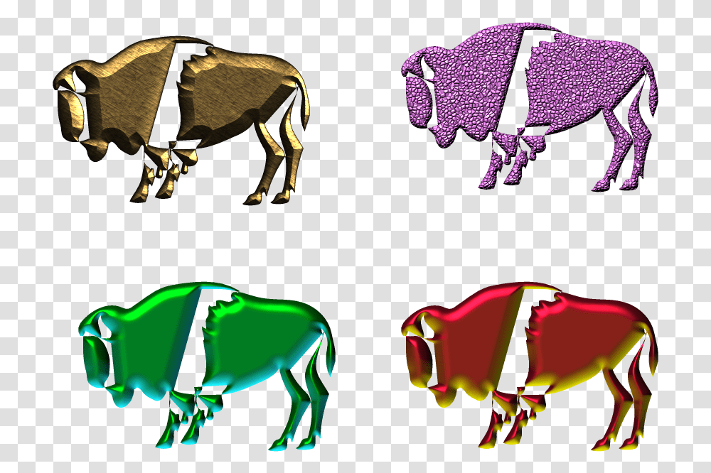 Buffalo 3d Picture Mammal, Animal, Pattern, Art, Graphics Transparent Png
