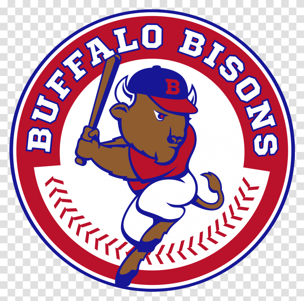 Buffalo Bisons Logo Clipart Baseball Buffalo Bisons Logo, Label, Text, Symbol, Frisbee Transparent Png