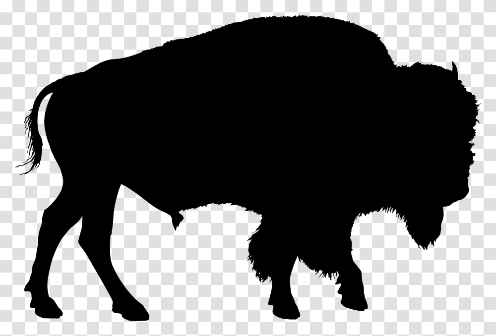 Buffalo Clipart Silhouette, Gray, World Of Warcraft Transparent Png