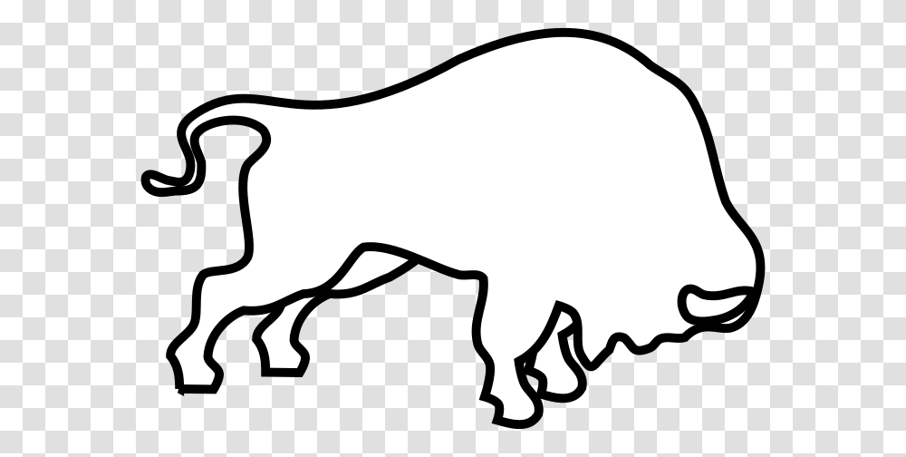 Buffalo Outline Clip Art Bigking Keywords And Pictures, Animal, Mammal, Silhouette, Pig Transparent Png