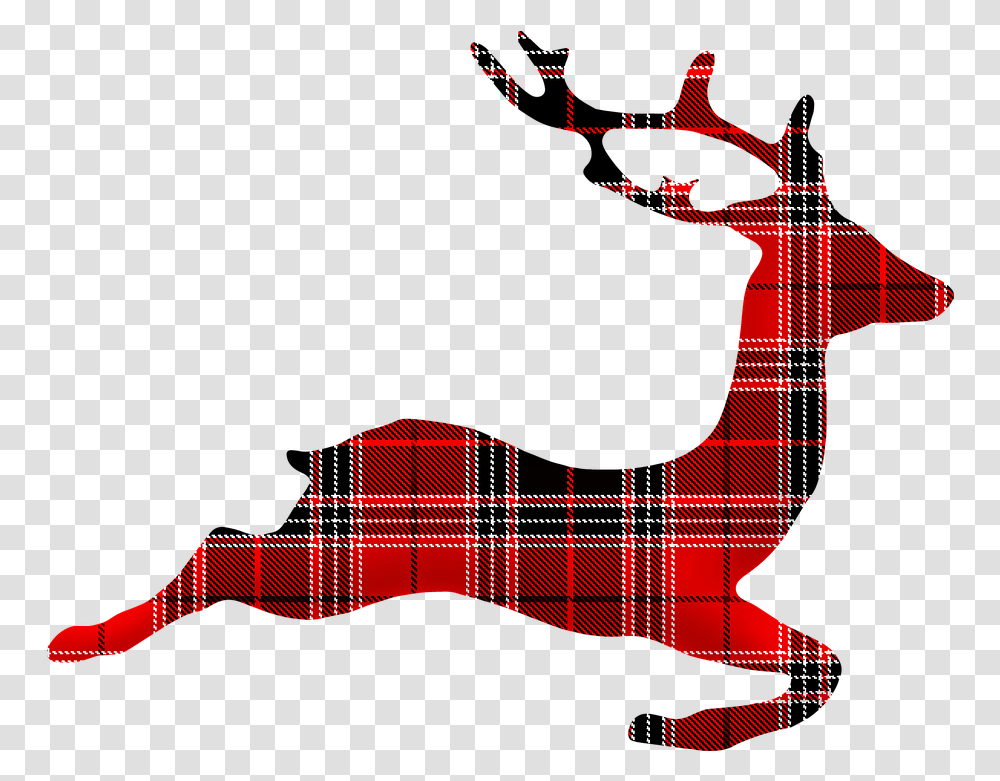 Buffalo Plaid Reindeer Deer Free Image On Pixabay Christmas Plaid Reindeer Clipart, Tartan, Clothing, Apparel, Person Transparent Png