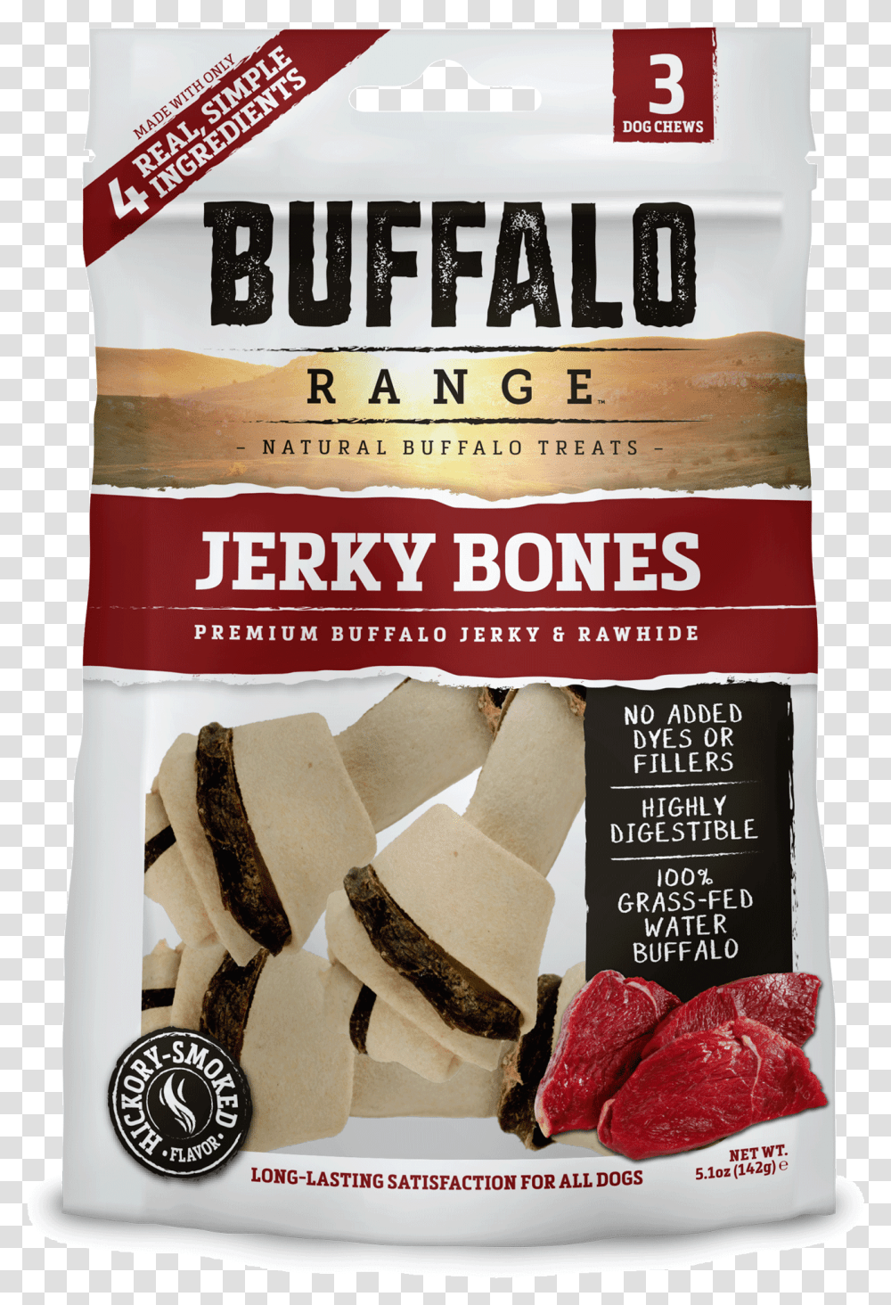 Buffalo Range All Natural Grain Free Jerky Bone Rawhide Buffalo Range Jerky Kabobs, Food, Advertisement, Sweets, Poster Transparent Png