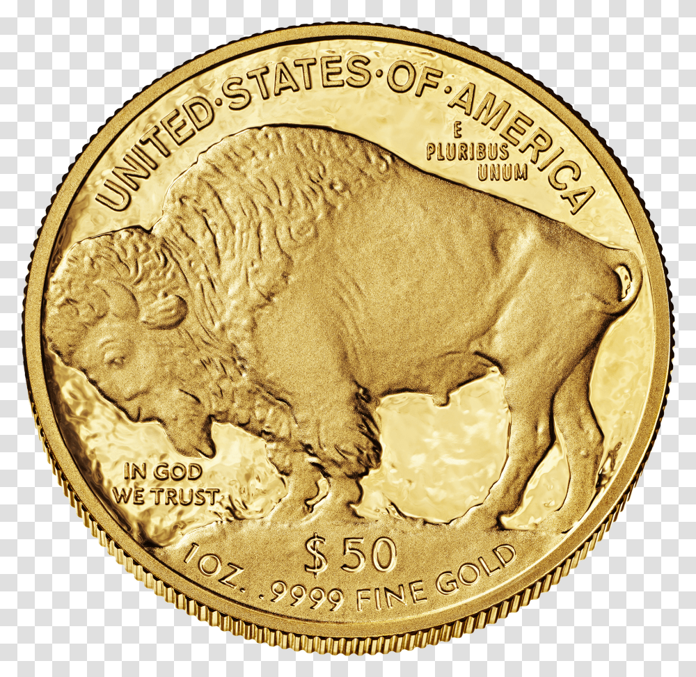 Buffalo Reverse American Buffalo Gold Coin Transparent Png