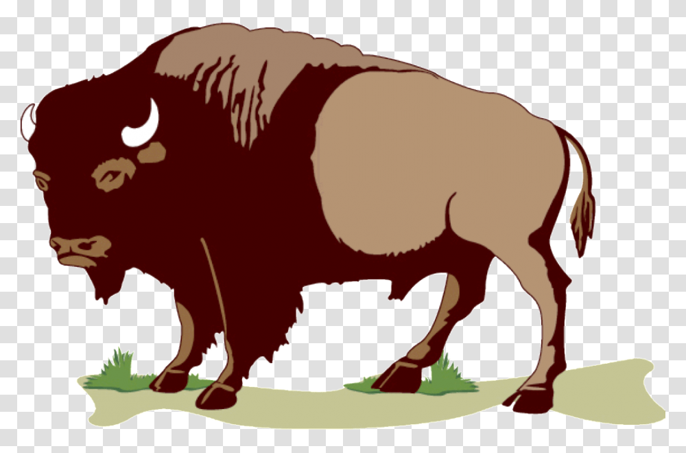Buffalo Sticker Clipart Download Buffalo Clip Art, Mammal, Animal, Bull, Bison Transparent Png
