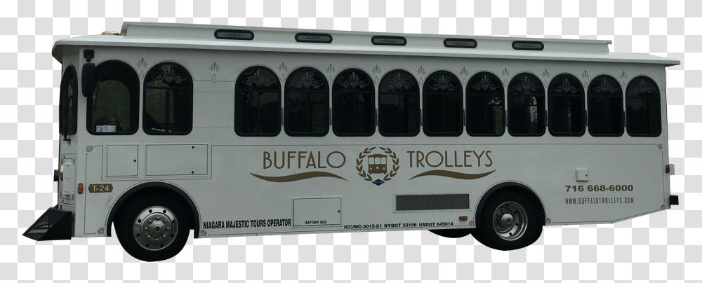 Buffalo Trolleys & Gray Line Niagara Fallsbuffalo - Commercial Vehicle, Bus, Transportation, Minibus, Van Transparent Png