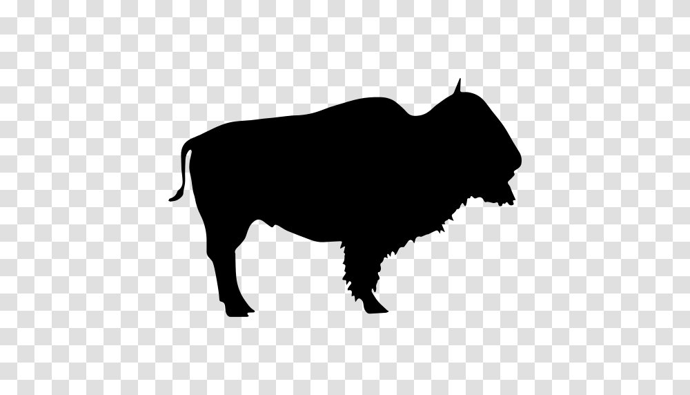 Buffalo Wild Beast Silhouette Icon, Gray, World Of Warcraft Transparent Png