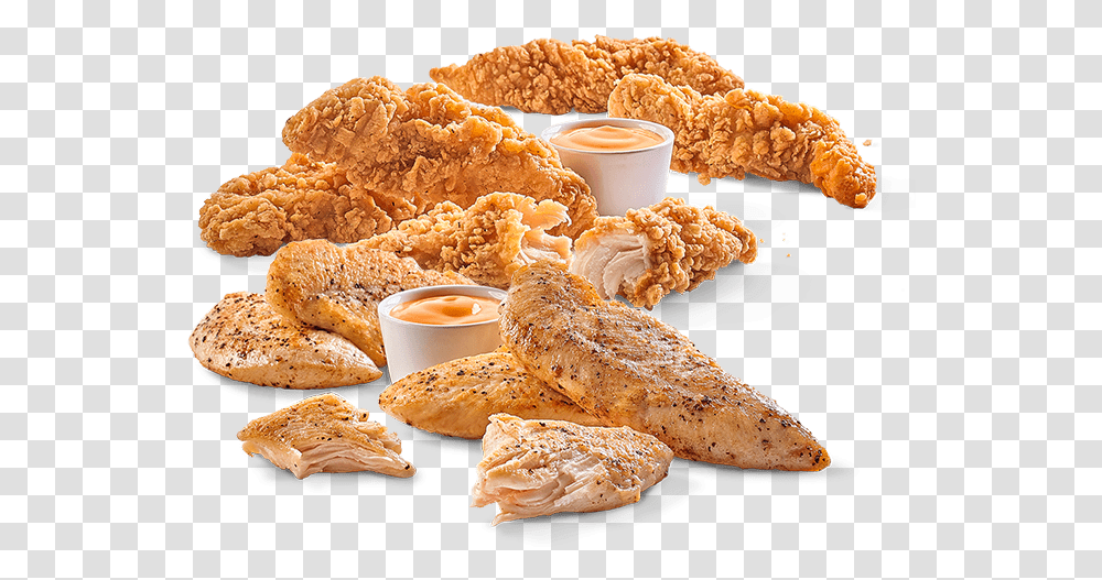 Buffalo Wild Wings Hand Breaded Tenders, Food, Dip, Cracker, Fried Chicken Transparent Png