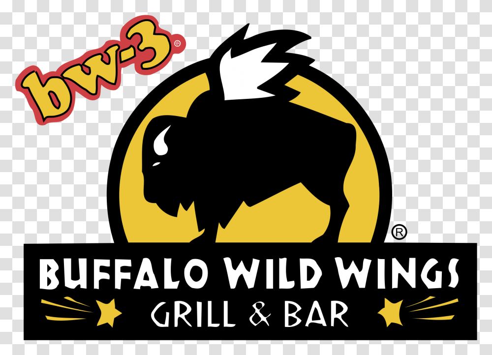 Buffalo Wild Wings Logo Buffalo Wild Wings Logo, Symbol, Trademark, Batman Logo, Poster Transparent Png