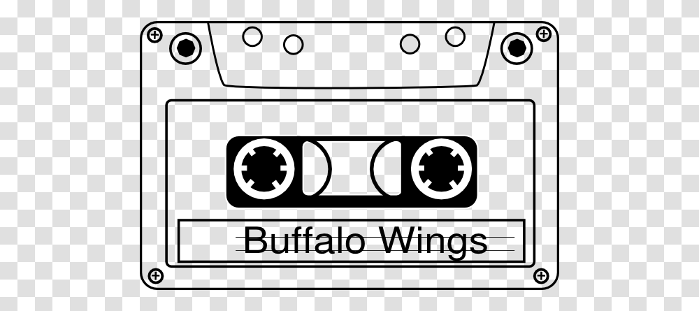 Buffalo Wings Clip Art, Tape, Electronics, Cassette Transparent Png