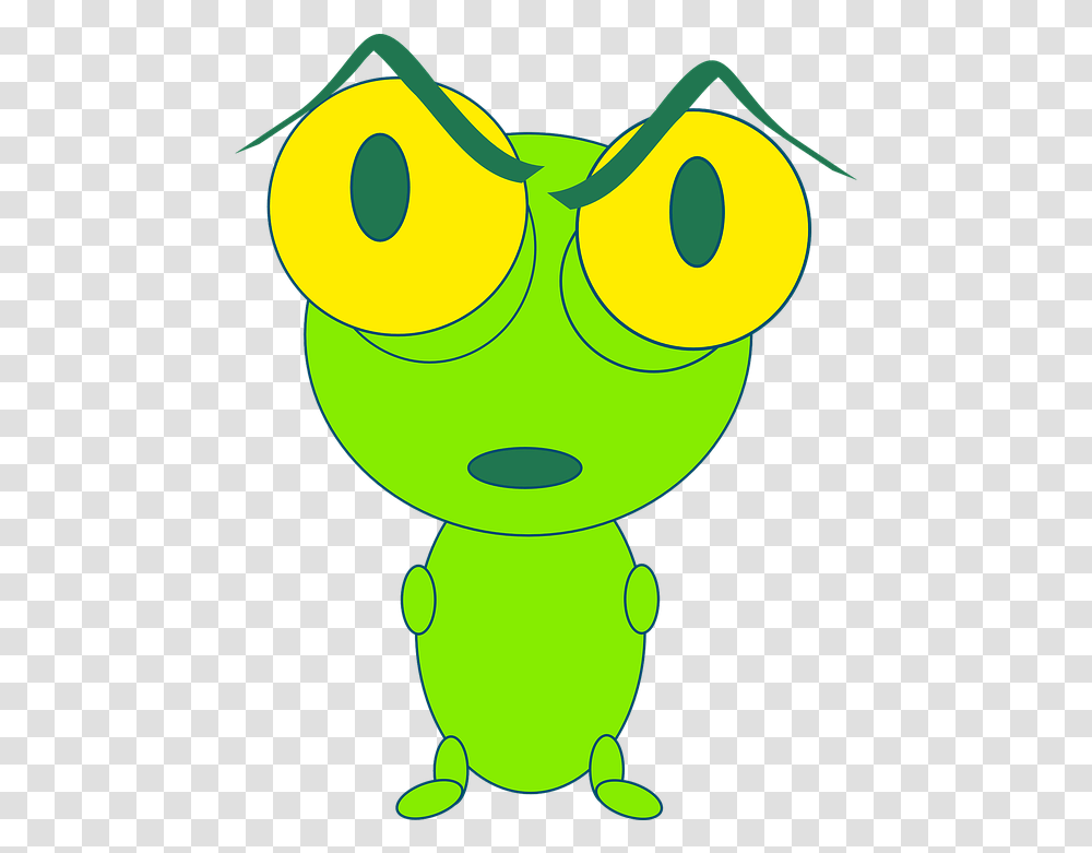 Bug Angry Cartoon Free Vector Graphic On Pixabay Bug With Big Eyes Cartoon, Goggles, Accessories, Accessory, Light Transparent Png