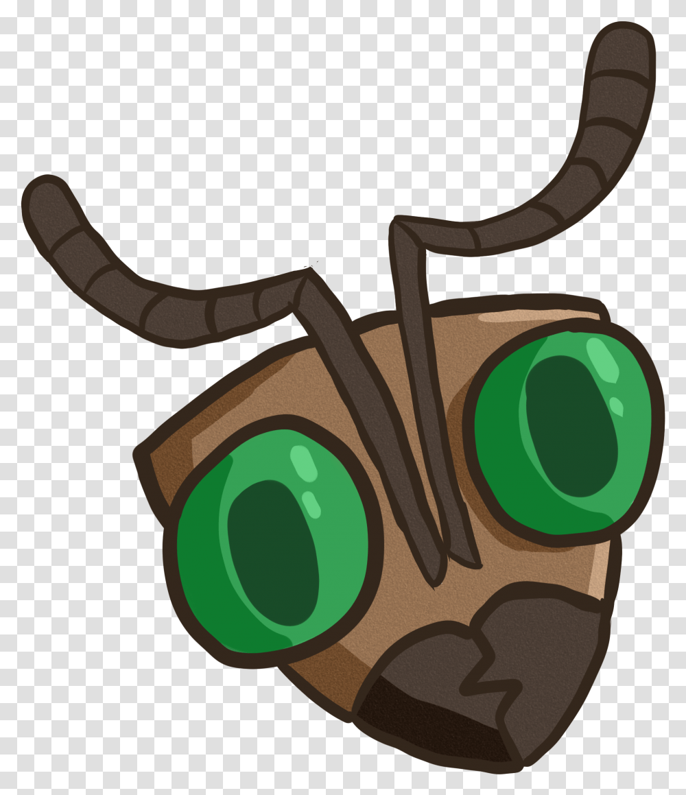 Bug Head Cartoon, Animal, Invertebrate, Insect, Cutlery Transparent Png