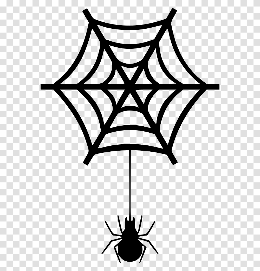 Bug Net Spider Halloween Insect Spider Web Icon Free, Lamp Transparent Png
