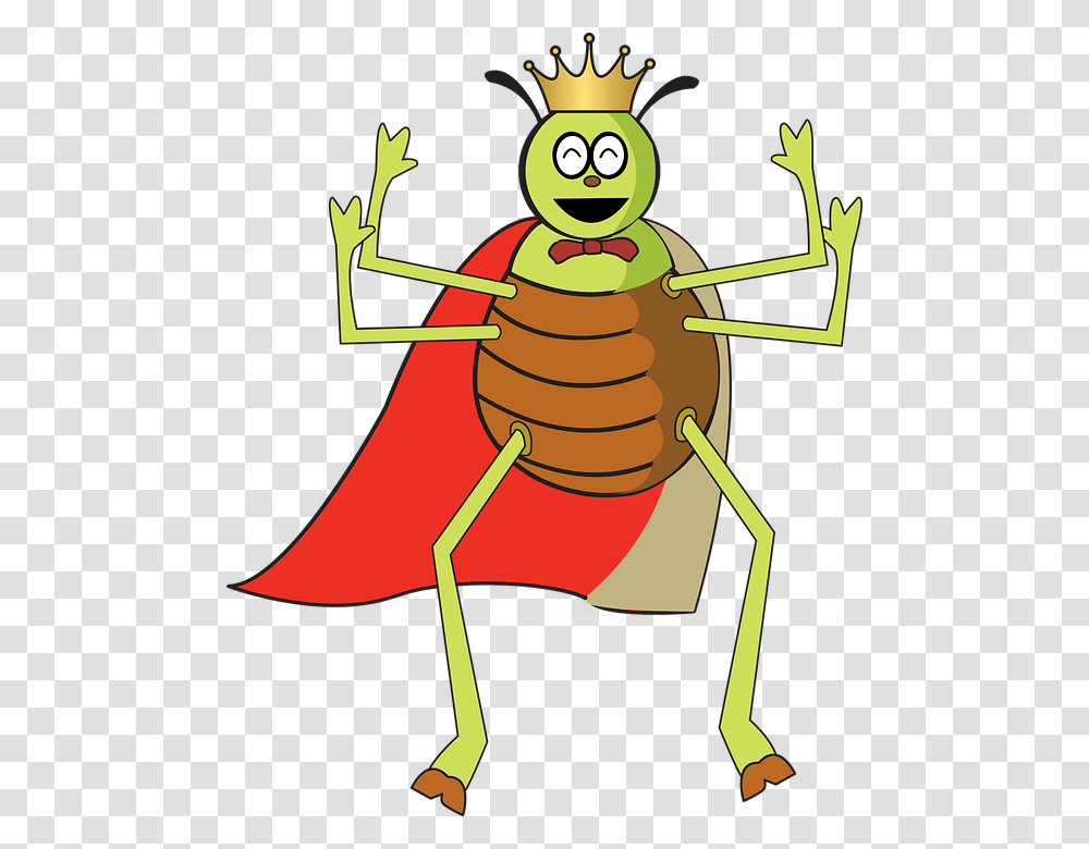Bug Wearing A Crown, Insect, Invertebrate, Animal, Cockroach Transparent Png