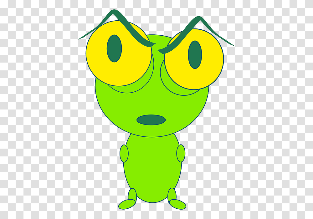 Bug With Big Eyes Cartoon, Goggles, Accessories, Accessory, Alien Transparent Png