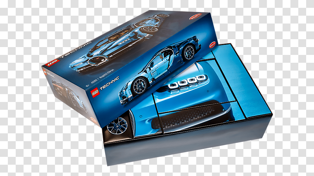 Bugatti Chiron Lego Box, Tire, Wheel, Machine, Car Transparent Png