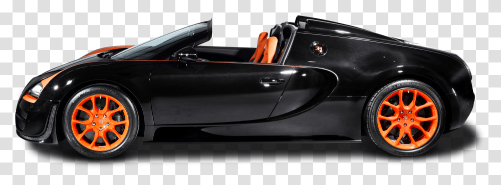 Bugatti Side View, Car, Vehicle, Transportation, Automobile Transparent Png