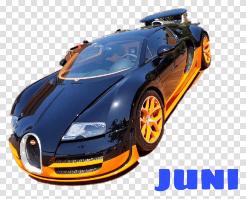 Bugatti Veyron, Car, Vehicle, Transportation, Sports Car Transparent Png