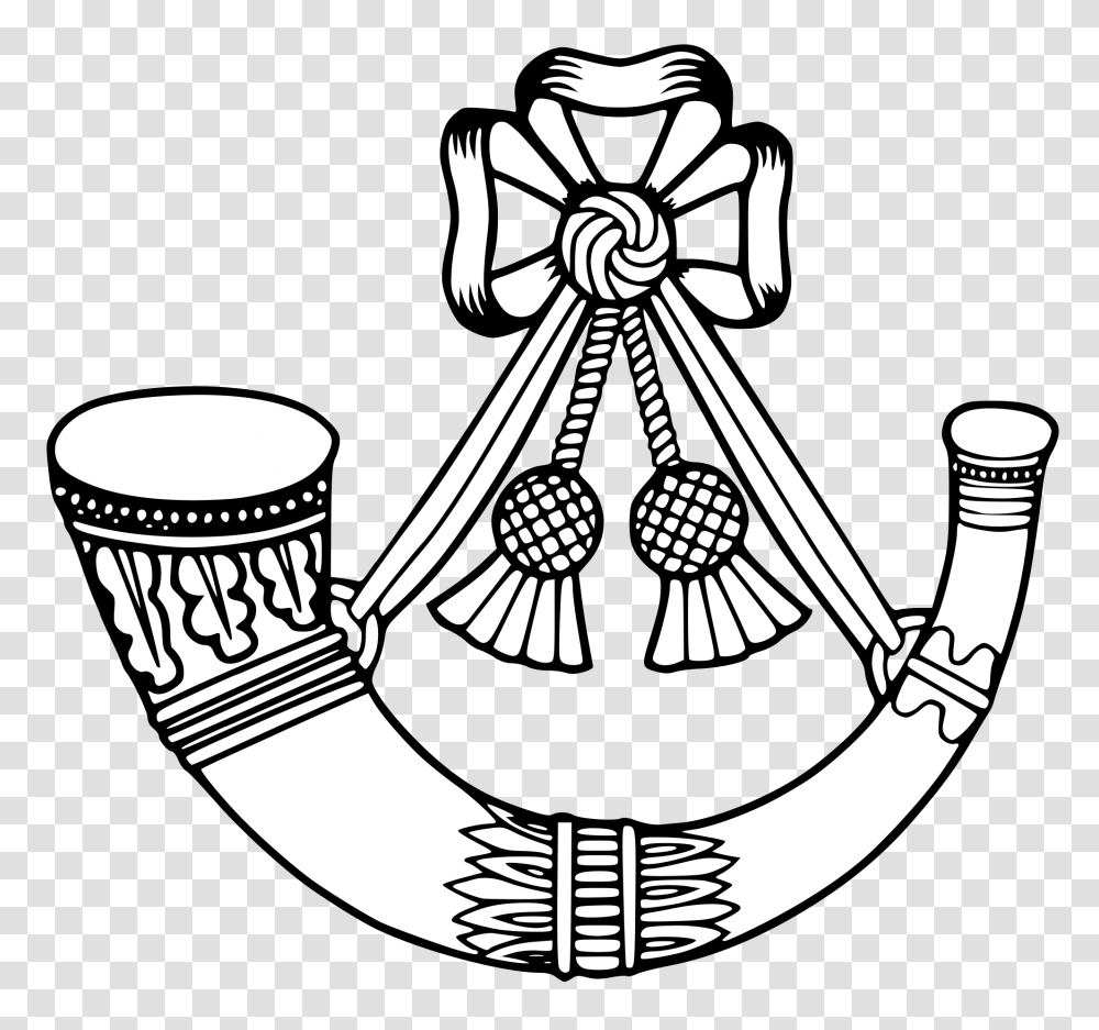 Bugle Or Hunting Horn, Stencil, Chandelier, Lamp Transparent Png