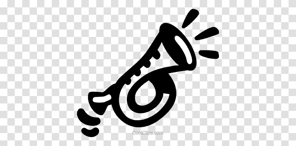 Bugle Royalty Free Vector Clip Art Illustration, Musical Instrument, Leisure Activities, Horn, Brass Section Transparent Png