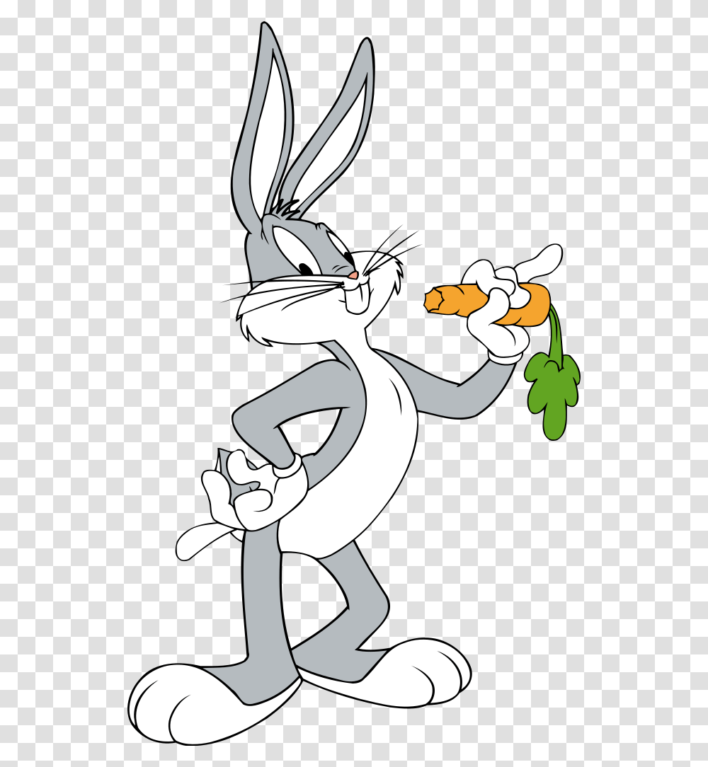 Bugs Bunny, Kneeling, Stencil, Hand Transparent Png