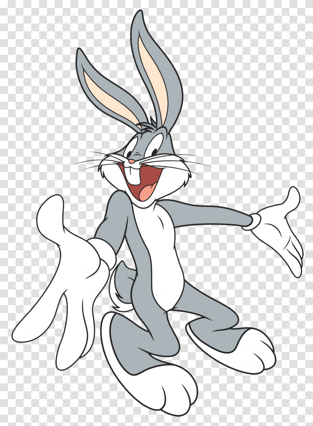 Bugs Bunny Background, Drawing, Animal, Mammal Transparent Png