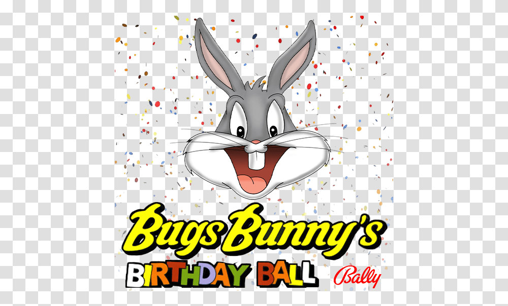 Bugs Bunny Image Bugs Bunny For Birthday, Paper, Poster, Advertisement, Confetti Transparent Png