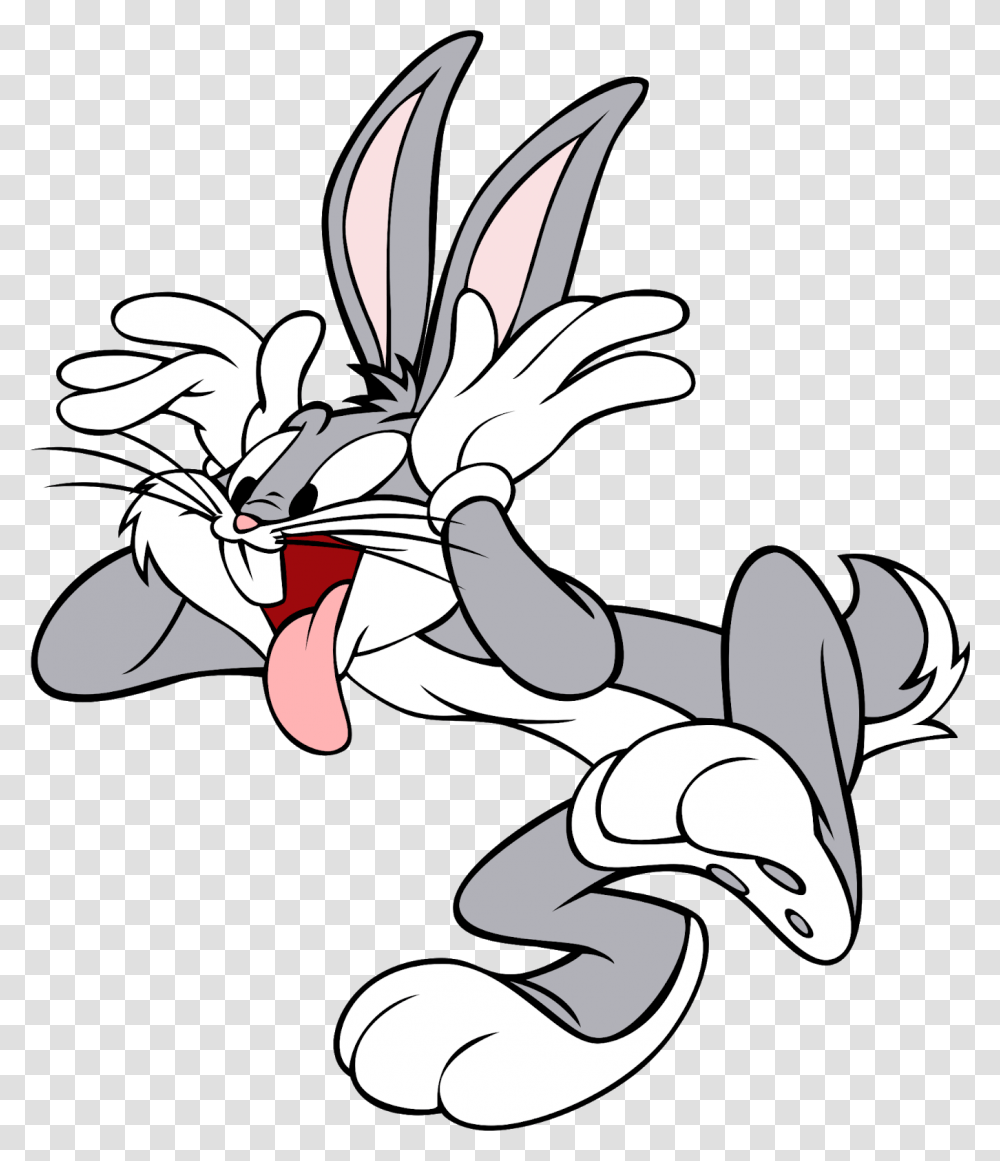 Bugs Bunny, Plant, Flower, Blossom, Stencil Transparent Png