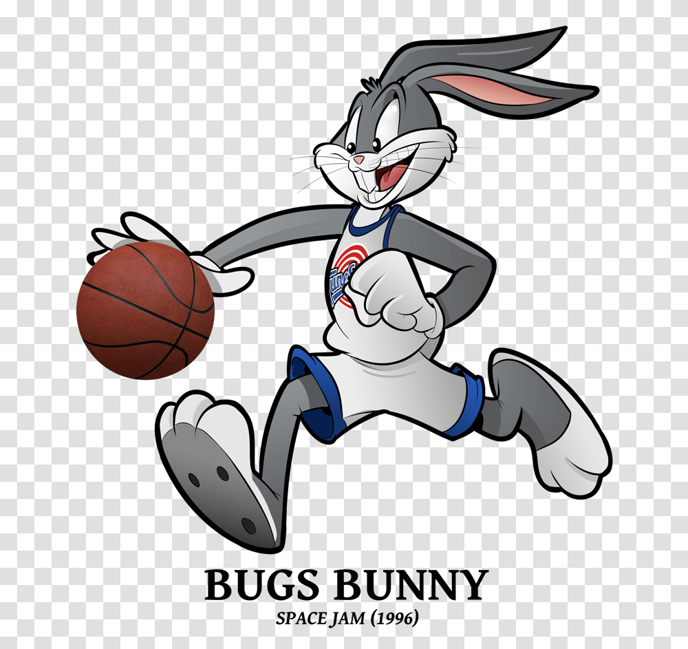Bugs Bunny Space Jam Image Space Jam Bugs Bunny Basketball, Astronaut, Sport, Sports, Team Sport Transparent Png