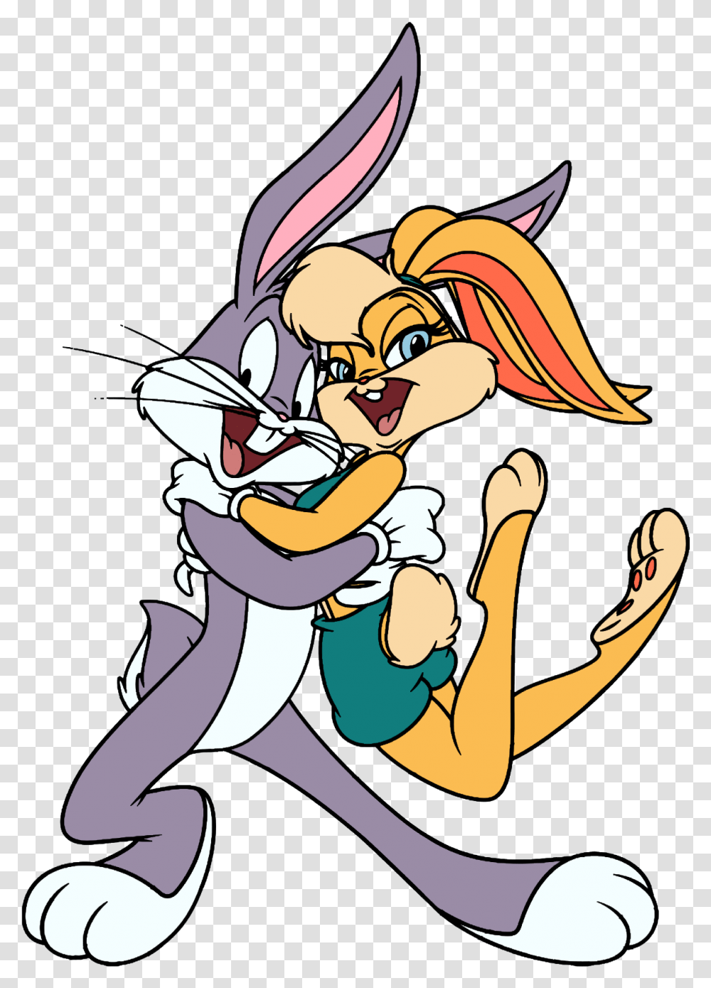 Bugs Bunny Y Lola Bunny, Person, Human, Performer, Pirate Transparent Png