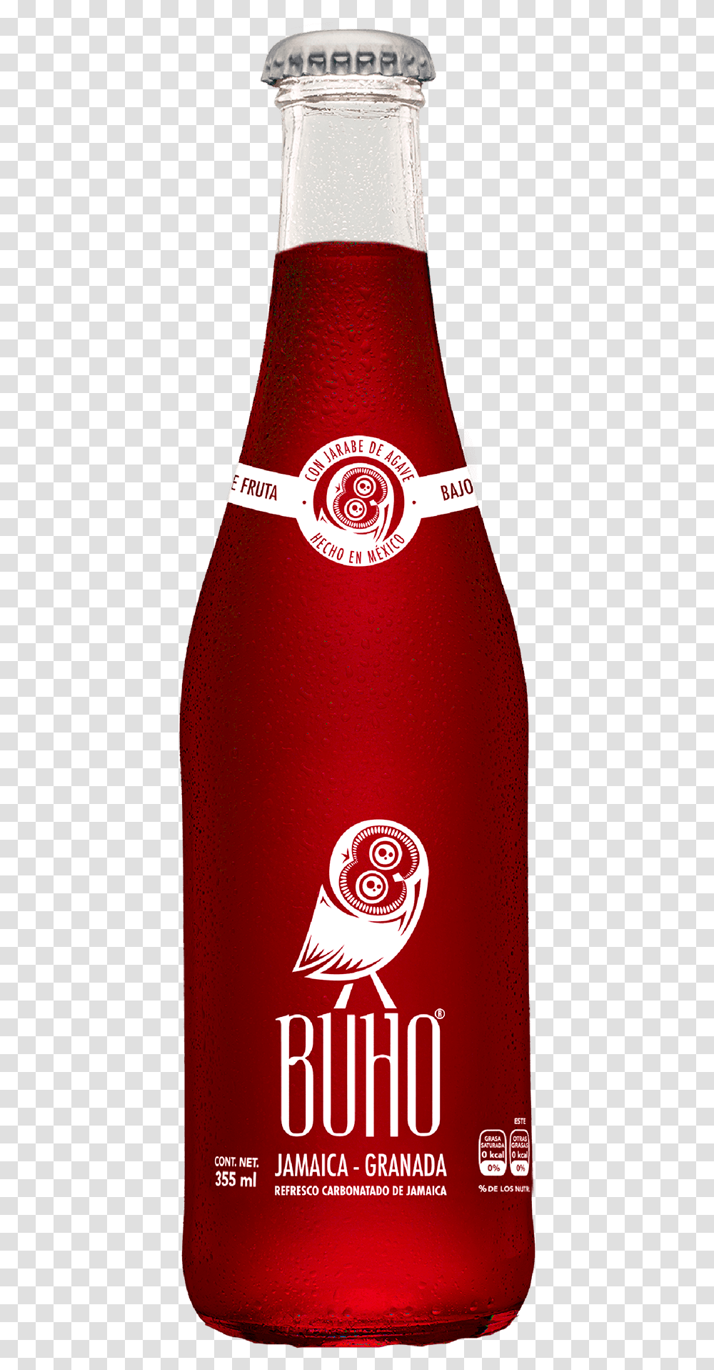 Buho Soda Granada, Beverage, Drink, Alcohol, Bottle Transparent Png