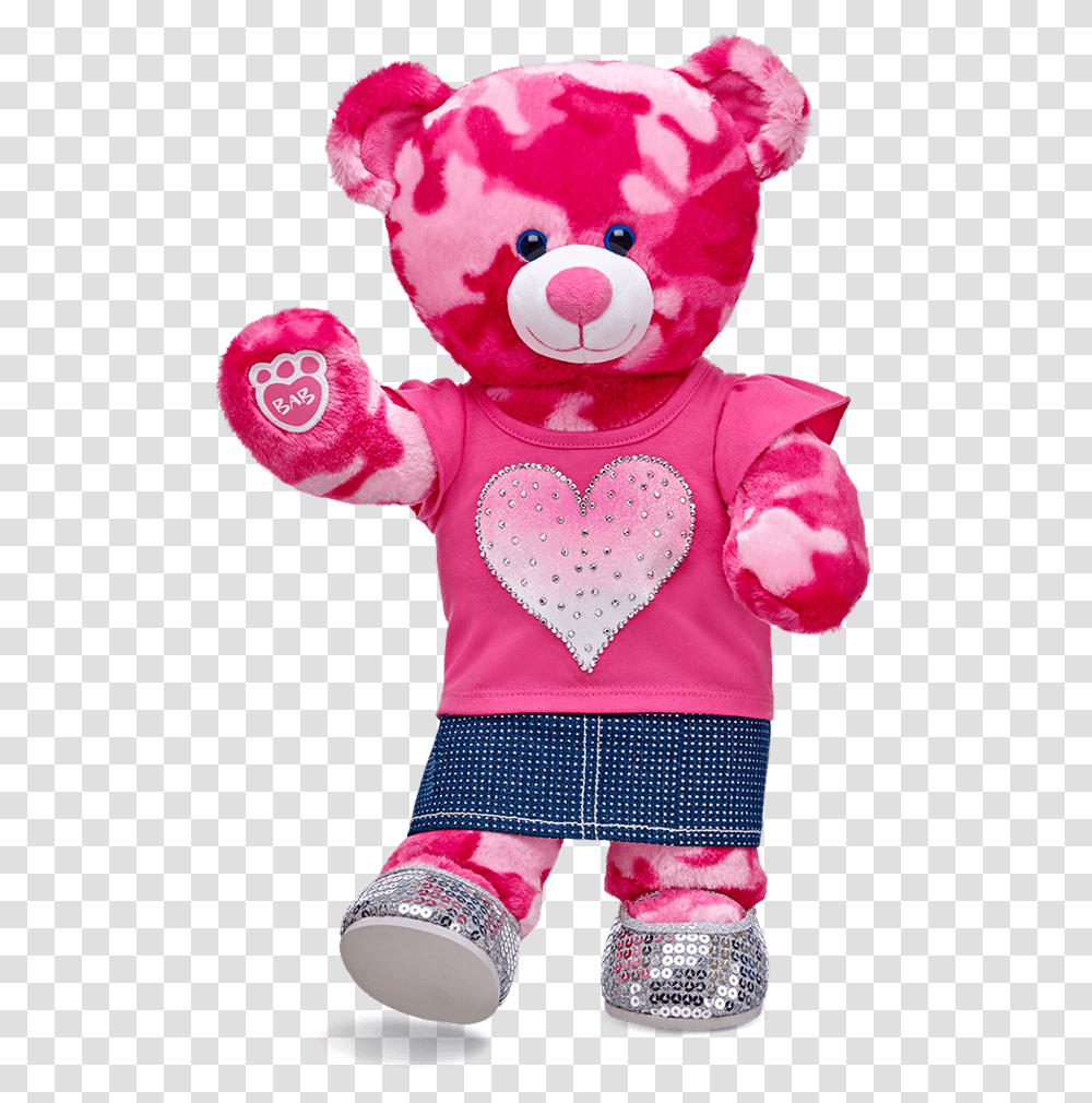 Build A Bear Build A Bears Pink, Apparel, Plush, Toy Transparent Png