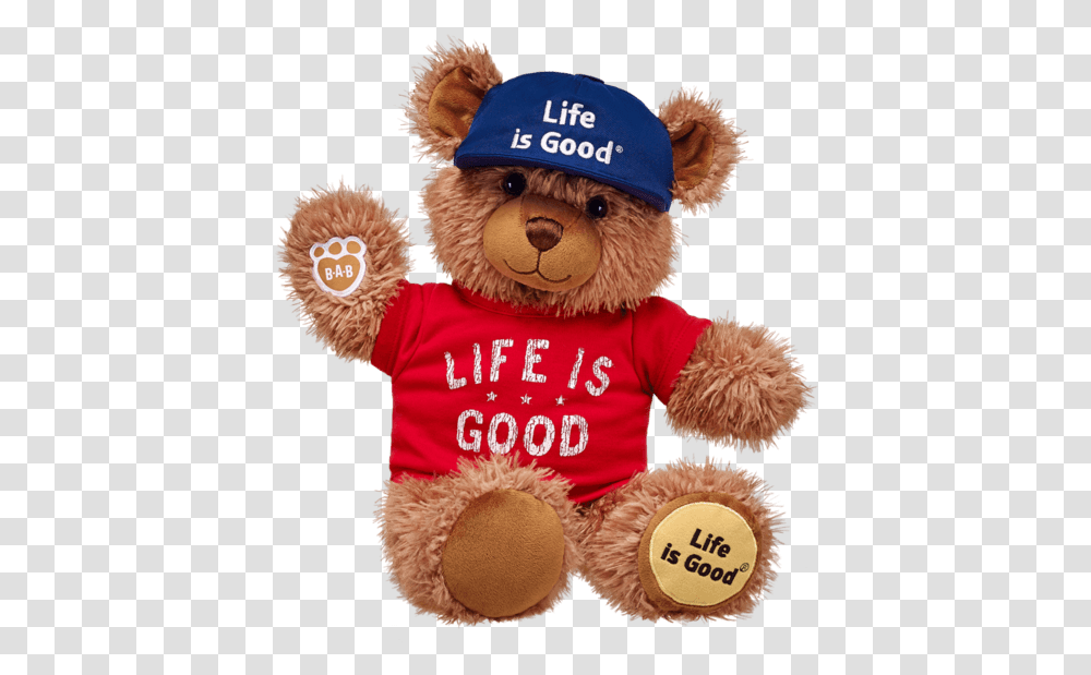 Build A Bear Classic Life Is Good Teddy Build A Bear, Toy, Teddy Bear Transparent Png