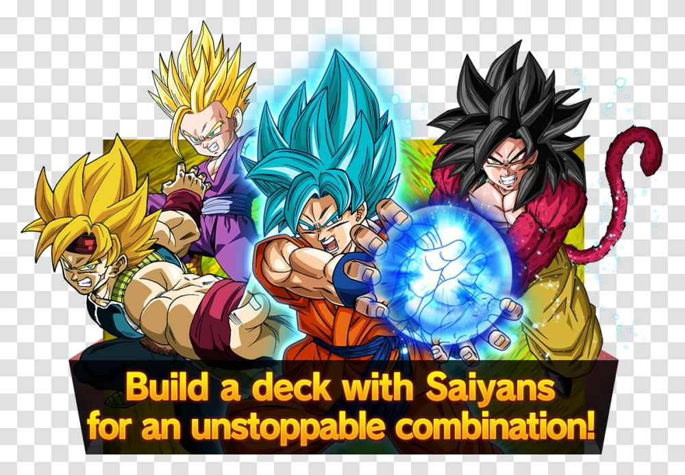Build A Deck With Saiyans For An Unstoppable Combination, Comics, Book, Manga, Person Transparent Png