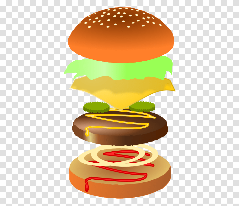 Build A Hamburger Clipart, Food, Birthday Cake, Dessert, Helmet Transparent Png