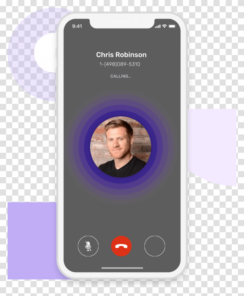 Build A Voip Calling App Like Viber & Whatsapp Builderai Smartphone, Person, Human, Text, Mobile Phone Transparent Png
