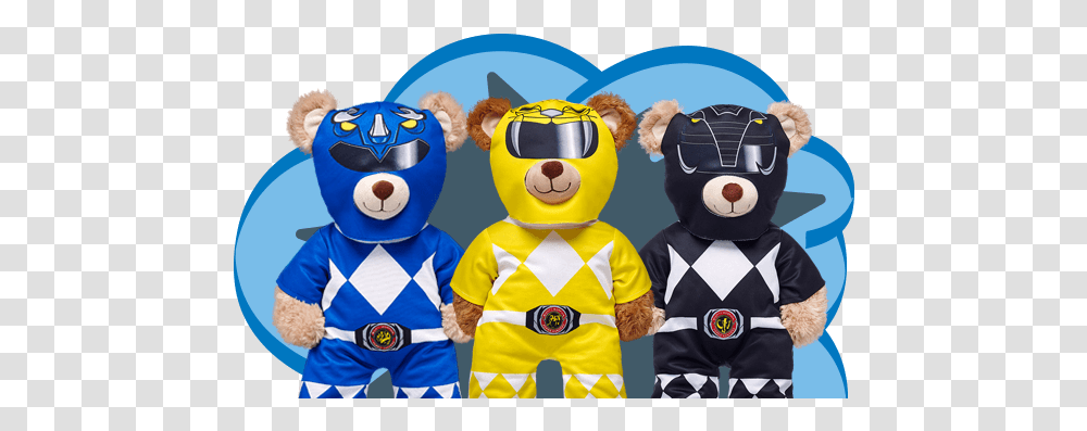Build Abear Workshop Power Rangers Line Announced - The Build A Bear Power Ranger, Mascot, Clothing, Apparel, Costume Transparent Png