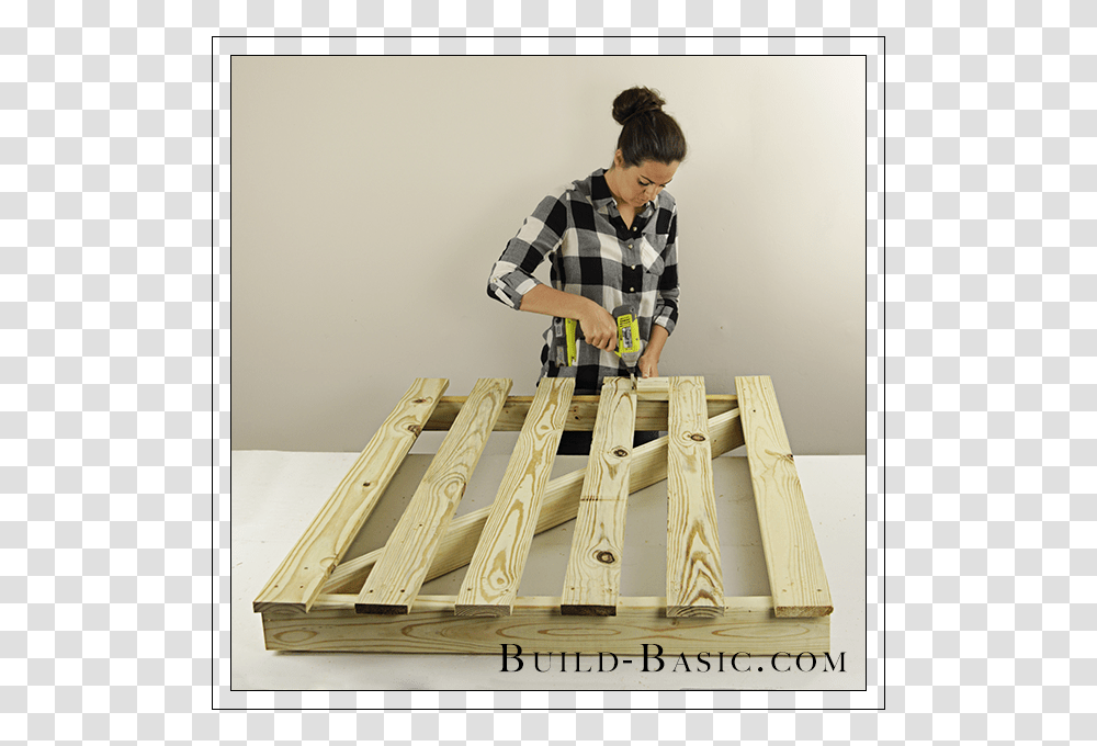 Build An Easy Diy Fence Gate By Build Basic Fence Door Diy, Carpenter, Person, Human, Wood Transparent Png