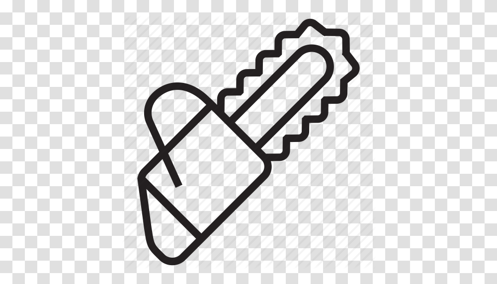 Build Chainsaw Construction Cut Equipment Repair Tool Icon, Chair, Furniture, Sled Transparent Png