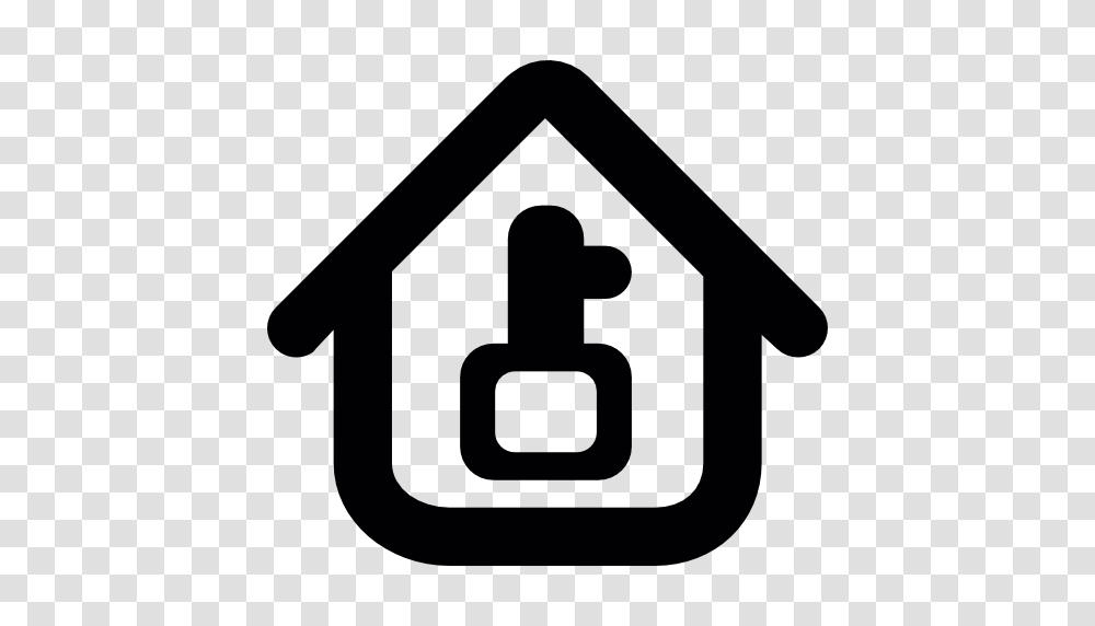 Build House Home Key, Icon, Sign, Mailbox Transparent Png