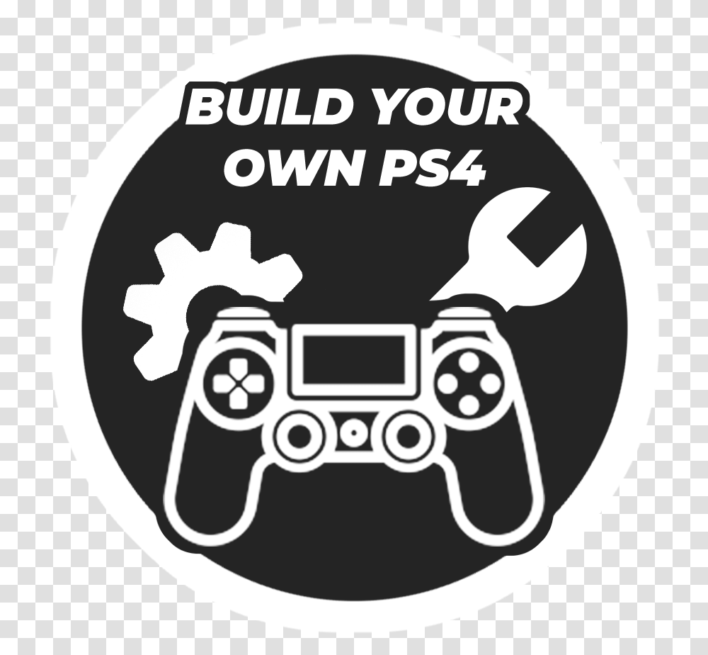 Build Your Own Ps4 Controller Game Controller, Logo, Symbol, Trademark, Leisure Activities Transparent Png