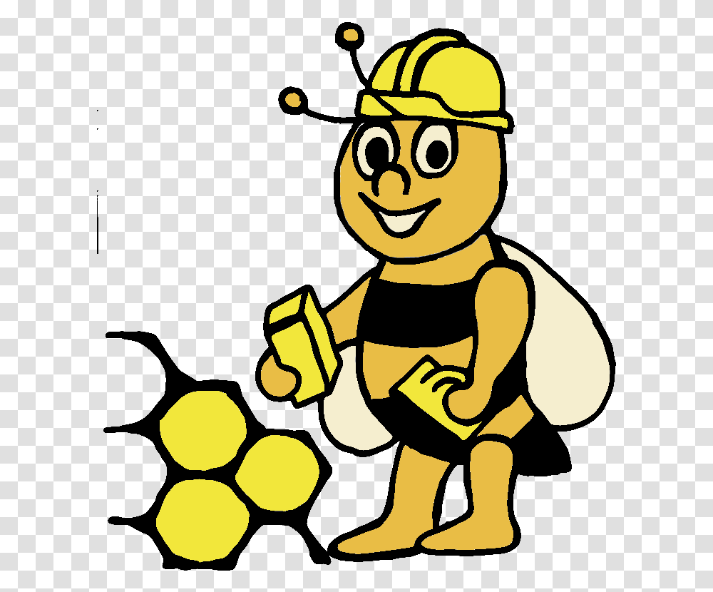 Builder Bee, Pac Man Transparent Png