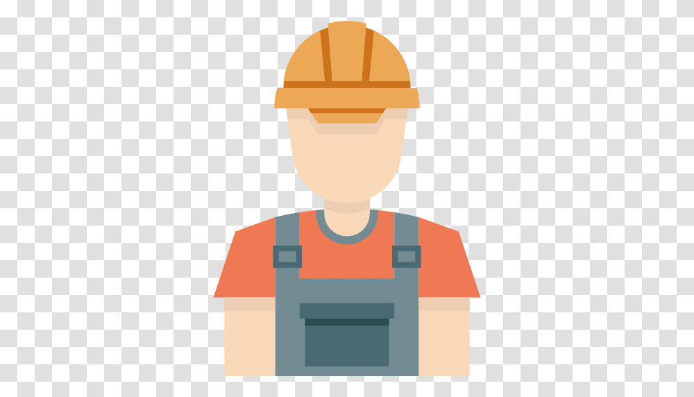 Builder Profession Tool Building Buildings Labourer Workman Icon, Apparel, Helmet, Vest Transparent Png
