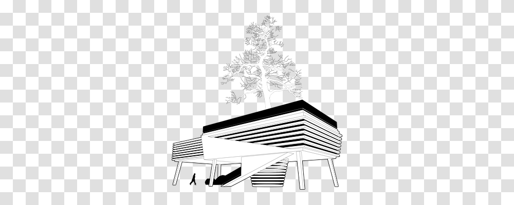 Building Architecture, Plant, Tree, Chair Transparent Png