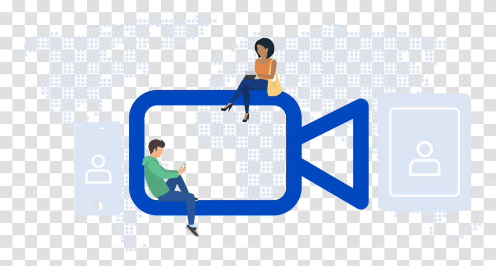 Building A Group Video Chat Web Video Chat, Person, Outdoors, Crowd, Text Transparent Png