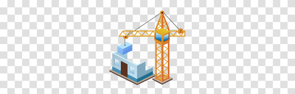 Building A House Clipart, Construction Crane, Architecture, Minecraft, Tower Transparent Png