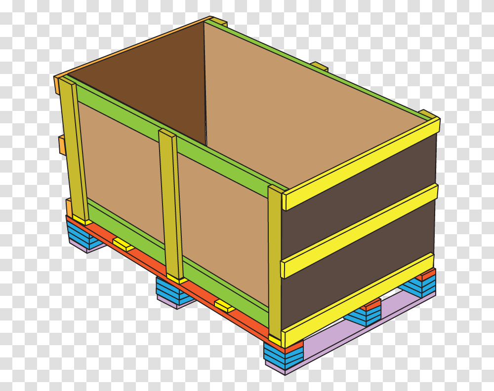 Building A Wooden Shipping Crate, Moving Van, Vehicle, Transportation, Box Transparent Png