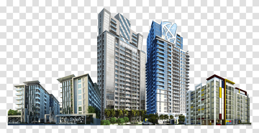 Building Background, Condo, Housing, High Rise, City Transparent Png