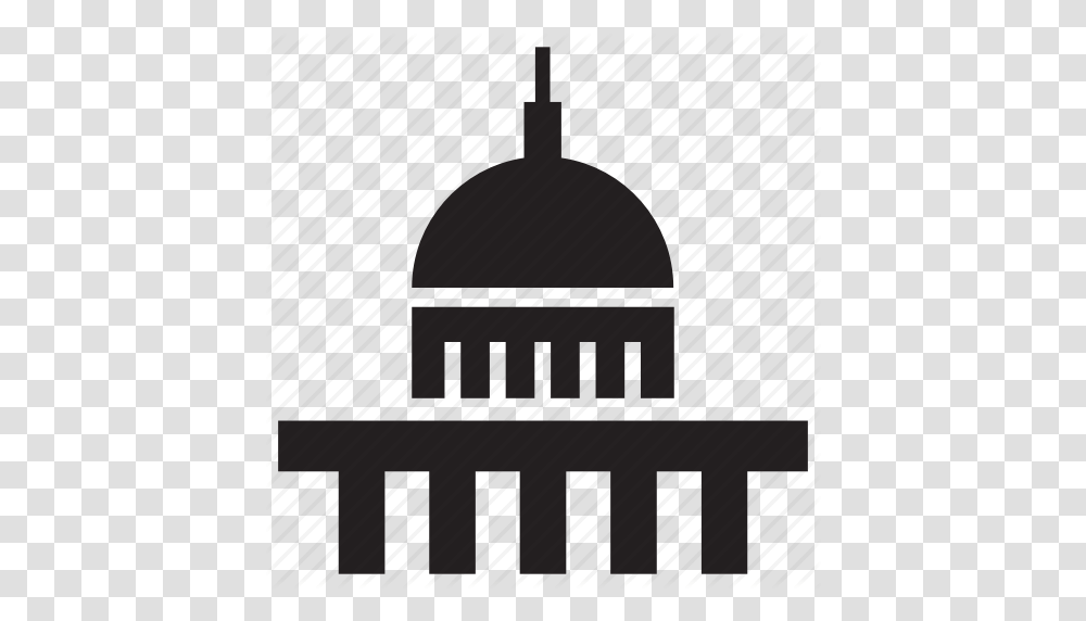 Building Capitol Cupola Dome Landmark Monument Washington Icon, Architecture, Lamp, Fence, Silhouette Transparent Png