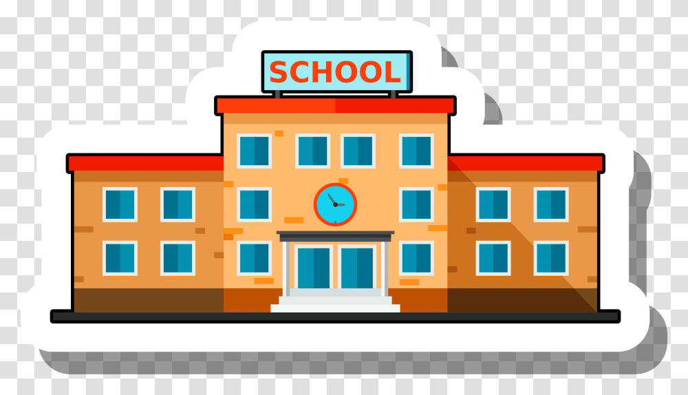 Building Cartoon School Building Background, Housing, Villa, House, Mansion Transparent Png
