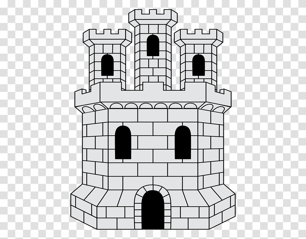 Building Castle Fort Fortification Heraldry Heraldry Castle, Architecture, Brick, Dome, City Transparent Png